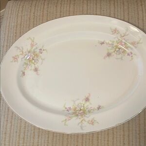 Floral Oval Platter